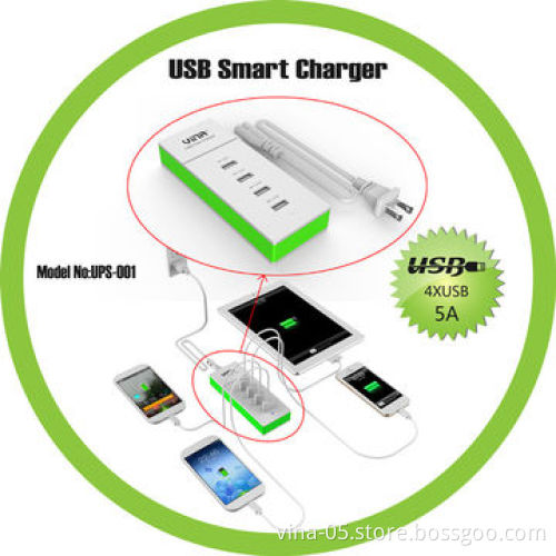 4-port USB desktop charger